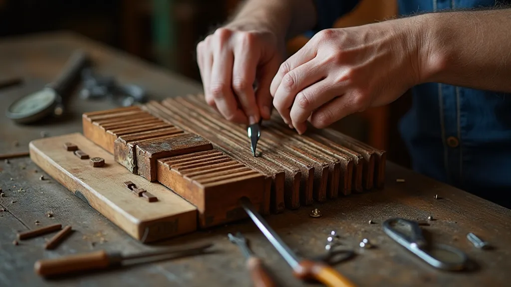 Accordion repair in progress