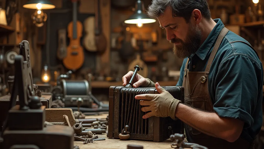 Accordion restoration in progress