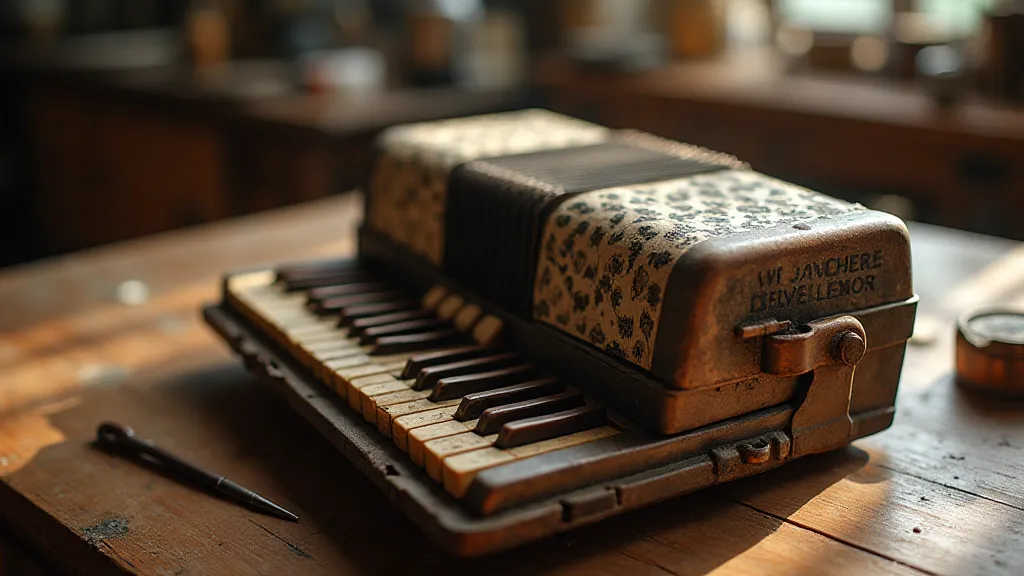 Vintage Hohner Excelsior accordion